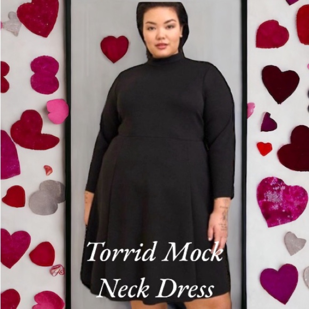 Torrid Mock Neck Dress - Picture 4 of 5
